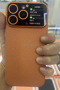 เคสโทรศัพท์ AI รุ่นใหม่ล่าสุดปี 2026 พร้อมหน้าจอสัมผัส คาร์บอนไฟเบอร์ สำหรับ 14/15/16/17 Pro - Product Image 1