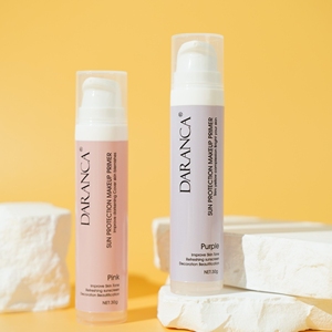 DARANCA Melhor <span class=keywords><strong>Primer</strong></span> SPF30 PA+++ para Pele Seca e Madura - Creme Hidratante com Extrato de Girassol, Vitamina E, Minimizador de Poros, Textura Sedosa - Product Image 5