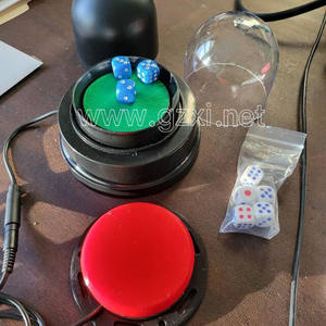 Accesorios de Juego de Vidrio de Lujo Personalizados Profesionales, Dados Automáticos Electrónicos para <span class=keywords><strong>Sic</strong></span> <span class=keywords><strong>Bo</strong></span>, Transmisión en Vivo, Duraderos, para Lotería - Product Image 4