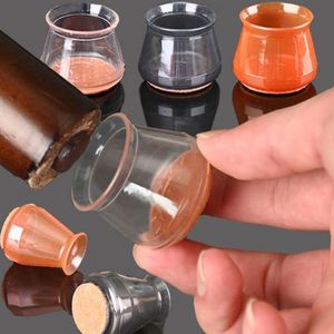 Housse de protection en silicone pour meubles, protège-pieds de chaise ronds et carrés, protège-sol en silicone élastique - Product Image 3