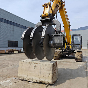 Ventes d'usine Scie à roche pour excavatrice Scie à roche pour la coupe de pierre Rotative pour couper la roche, le béton ou le sol congelé - Product Image 5
