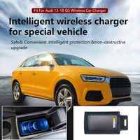 Nouvelle mise à niveau de charge intelligente d'origine pour Audi 13-18 Q3 Chargeur de voiture sans fil automatique pour smartphone Accessoires compatibles