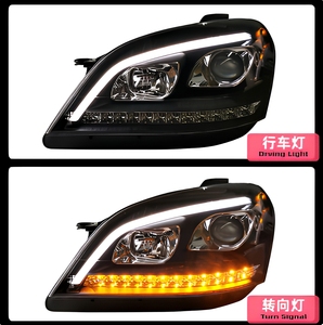ไฟหน้ารถยนต์ TYPY รุ่นใหม่ แบบ LED พร้อมไฟวิ่งกลางวัน 6000K 100W 6000 ลูเมน สำหรับรถยนต์ Mercedes-Benz W164 ML350 500 ปี 2005-2008 - Product Image 5