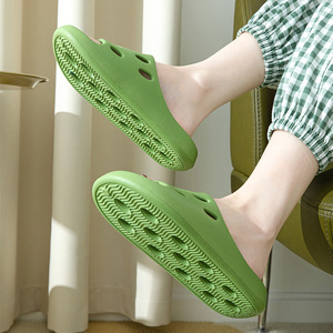 Sandalias de Playa de Verano para Hombre y Mujer, Pantuflas Impermeables de EVA Antideslizantes, Sandalias para Piscina con Suela Suave para Parque Acuático y Ducha Pública - Product Image 2