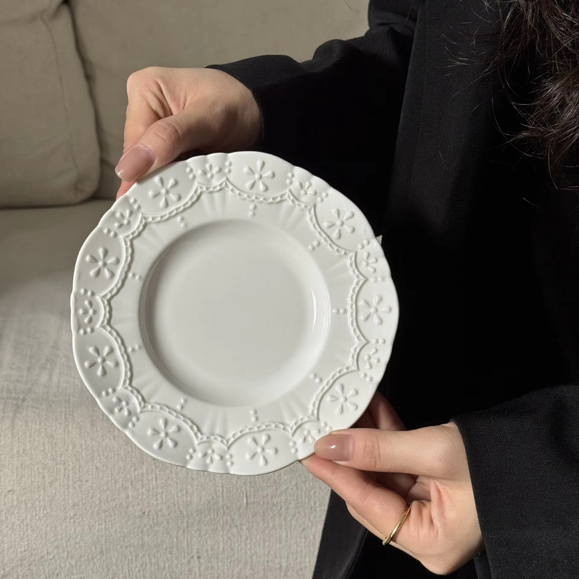 Assiette de 6 pouces 15,5*2 cm