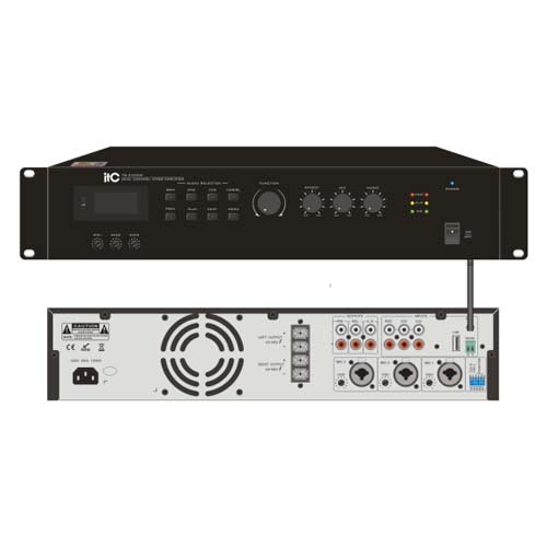 2*240W 2*500W 2-channel Multimedia Mosque Amplifier with USB Player Digital Mixer Amplifier