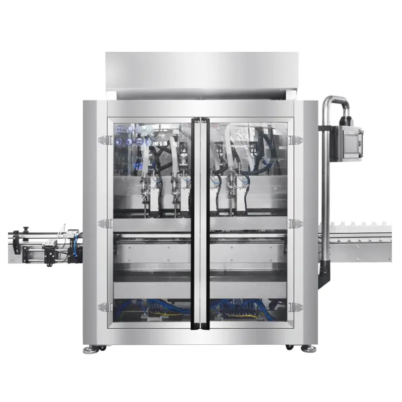 Four Head Tracking Filling Machine Food and pesticide liquid paste automatic filling machine
