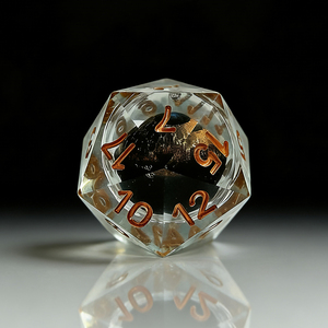 Ensemble de dés D20 à gros yeux flottants de 33 mm, dés à œil de dragon D20, bord tranchant, liquide, 20 faces, dés en résine en vrac pour jeux de rôle - Product Image 5