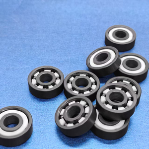 Roulements de skateboard OEM haute vitesse 5, 6, 7 billes 608 hybrides en céramique Si3N4, haute précision, oxydation noire - Product Image 5
