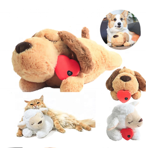 OEM <span class=keywords><strong>Heartbeat</strong></span> cucciolo giocattolo oem peluche battito cardiaco peluche peluche per cani cuccioli sollievo ansia giocattolo per il sonno del gatto aiuto registrabile - Product Image 3