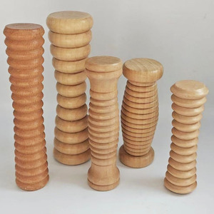 Körper Holz-Fußroller hölzerner Fußmassagegerät für Plantarfasziitis Stresslinderung Entspannung hölzerner Fußmassage-Roller - Product Image 2