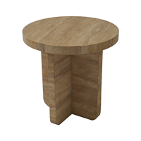 Vente chaude table basse intelligente en calcaire circulaire de luxe postmoderne