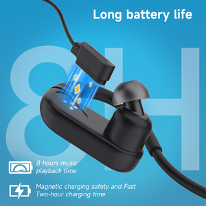 Earbud Tahan Air untuk Berenang IPX8 Headphone Renang Headphone Konduksi Tulang Nirkabel di Dalam Telinga Earphone Olahraga Bawah Air - Product Image 4