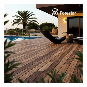 Planches de terrasse WPC co-extrudées Forestar 135*23mm - Écologiques, antidérapantes, imperméables, durables, pour jardin et extérieur, <span class=keywords><strong>avec</strong></span> grain de bois massif - Product Image 2