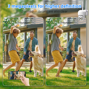 3MP 360 Độ Zoom Quang Học 10X Wifi Máy Ảnh Được Xây Dựng Trong Loa Màu Sắc Rõ Ràng Tầm Nhìn Ban Đêm Xoay Ngoài Trời An Ninh Máy Ảnh - Product Image 2