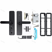 Cerradura Inteligente Auvinx Tuya TTLock con APP, Huella Digital y Contraseña para Apartamentos de Madera