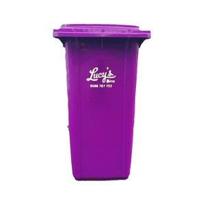 Poubelle extérieure en plastique 240L avec couvercle rectangulaire pour usage extérieur - Product Image 5