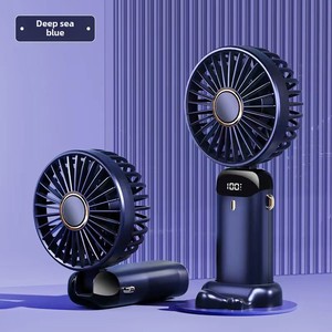 Mini soporte de teléfono de escritorio USB portátil N15, pequeño ventilador eléctrico de mano plegable con pantalla Digital, electrónica de consumo - Product Image 6