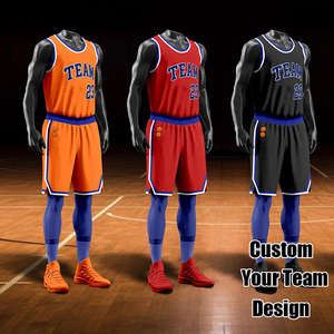 Camiseta de baloncesto reversible de malla para hombres, niños y jóvenes, con diseño de logotipo personalizado, transpirable, para adultos. - Product Image 3