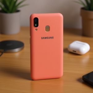 Cover Posteriore di Ricambio in ABS Colore Corallo per Samsung Galaxy A40 - Product Image 3