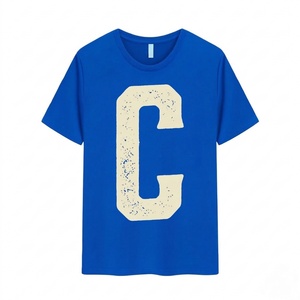 Nouveau T-shirt Homme 2026 à Prix Réduit, Imprimé Lettres Effet Vieilli, Coton Lourd 100%, Personnalisé, Décontracté, Respirant, Style Streetwear Tendance - Product Image 1