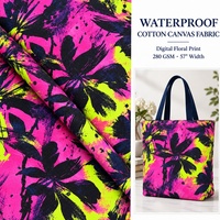 Nouveau Tissu en Toile de Coton Imprimé en Gros, Écologique, Respirant, Séchage Rapide, Imperméable pour la Décoration Intérieure et les Sacs