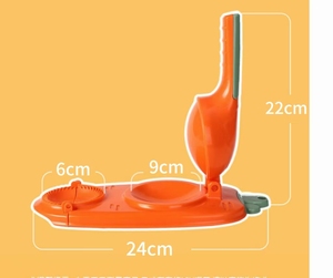 2 in 1 Dumpling Skin Press Maker Manual Dough Molding Tool Set for Kitchen Pressing Pie Molder - Product Image 2