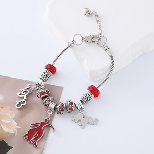 Formato regolabile sorellanza Delta Sigma Theta Design ispirato 1913 donna Fortitude e elefante ciondolo rendendo greco DST braccialetto - Product Image 5