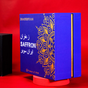 Scatola Regalo di Lusso in Cartone Rigido con Logo Personalizzato e Stampa in Lamina d'Oro, con Inserto in Schiuma EVA per Confezione Zafferano, Vendita all'Ingrosso - Product Image 2