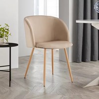 Chaise de salle à manger en tissu velours pour la maison, le bureau et la salle à manger, vente en gros, moderne, portable, empilable