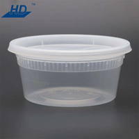 8Oz 12Oz 16Oz 24z 32Oz Plastic Lekvrije Cirkelvormige Voedselopslagcontainers Hete Soep Deli Container