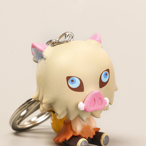 Llaveros de <span class=keywords><strong>4</strong></span>,5 CM <span class=keywords><strong>Demon</strong></span> Kamado Nezuko Kochou Shinobu Slayers PVC Anime figura colgante para Gashapon juego máquina juego Premio Juguetes - Product Image 3