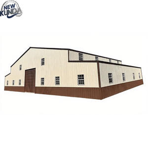 Structure en acier léger préfabriqué cadre en acier entrepôt pour la maison ou le but de stockage commercial - Product Image 1