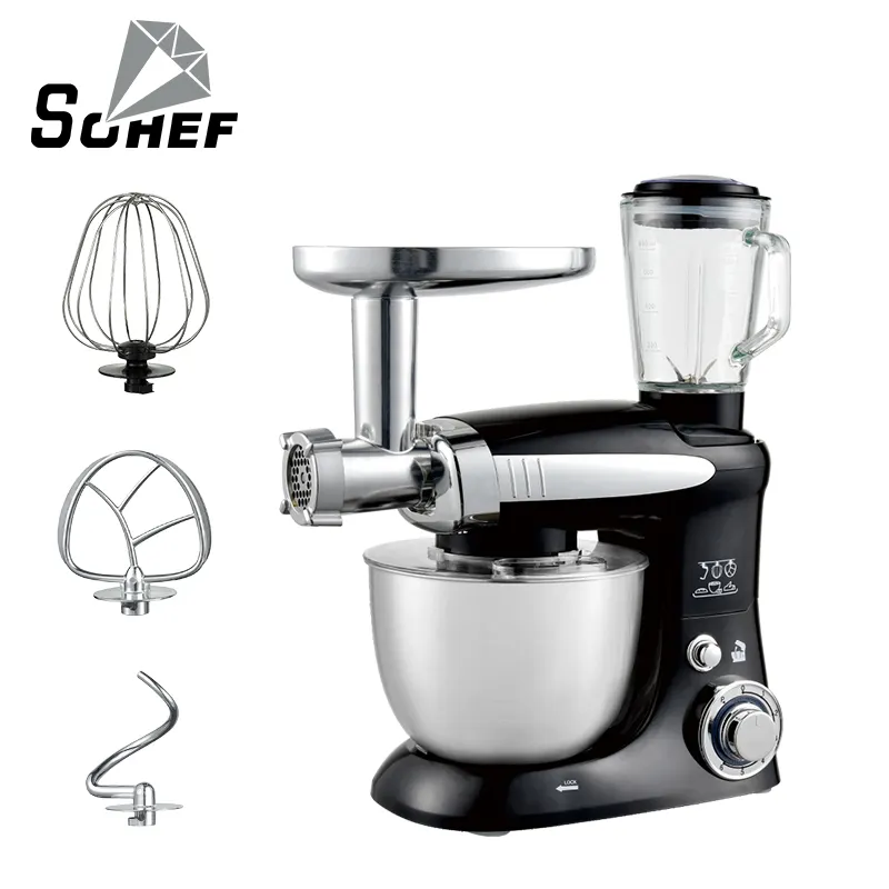 Kitchen appliance 5 in 1 multi functional aid meat grinder electric fruit blender stand mixer