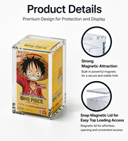 Étui en acrylique écologique anti-jaunissement et anti-lumière bleue XC pour One Piece OP-07, boîte en acrylique japonaise One Piece