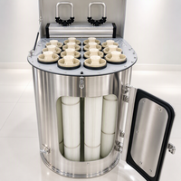 Système de filtration d'air automatique vibrant pour silo à ciment industriel, filtre à sacs à jet pulsé pour la protection de l'environnement