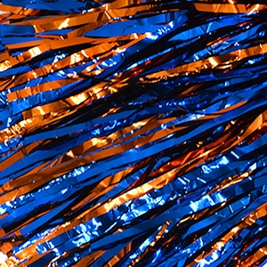 <span class=keywords><strong>Blue</strong></span> Orange 500 <span class=keywords><strong>Plastic</strong></span> Streamers Rooter Poms Cheerleading Shakers <span class=keywords><strong>Pom</strong></span> Poms con mango de palo largo - Product Image 2