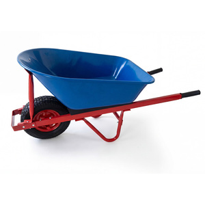 Brouette robuste en métal WH8612P avec plateau en plastique pour jardinage et travaux de construction – Offres spéciales Australie - Product Image 2