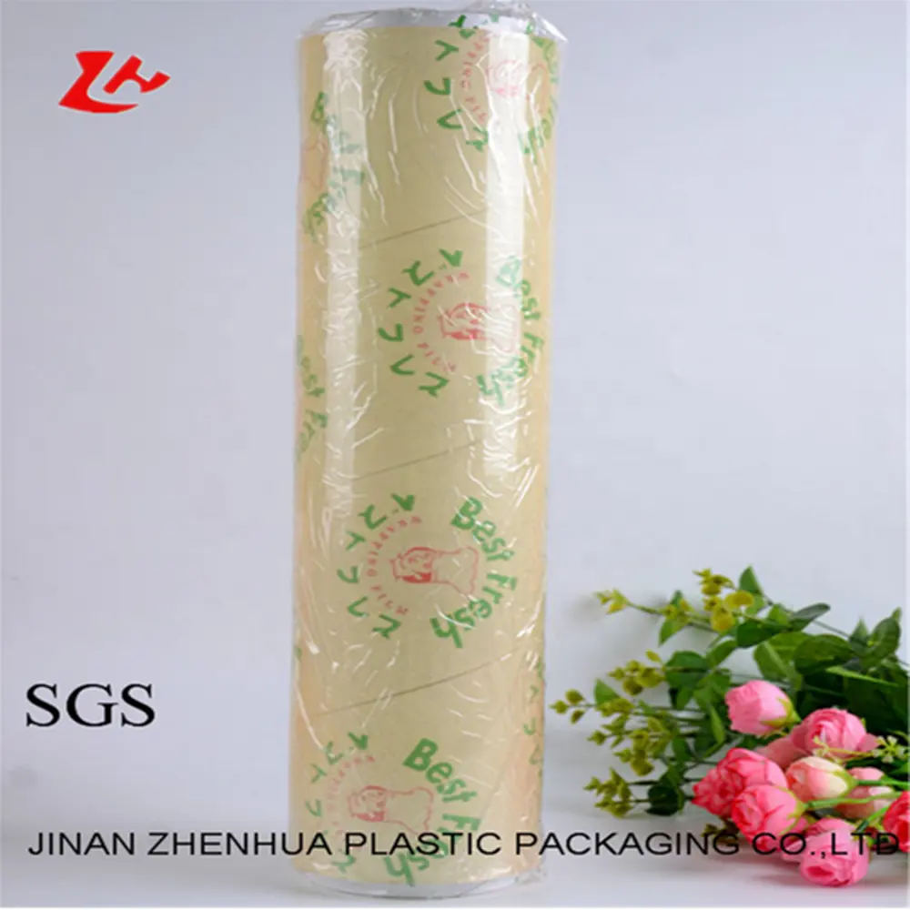 Película elástica de pvc para envolver, rollo de plástico de grado alimenticio, sanyang