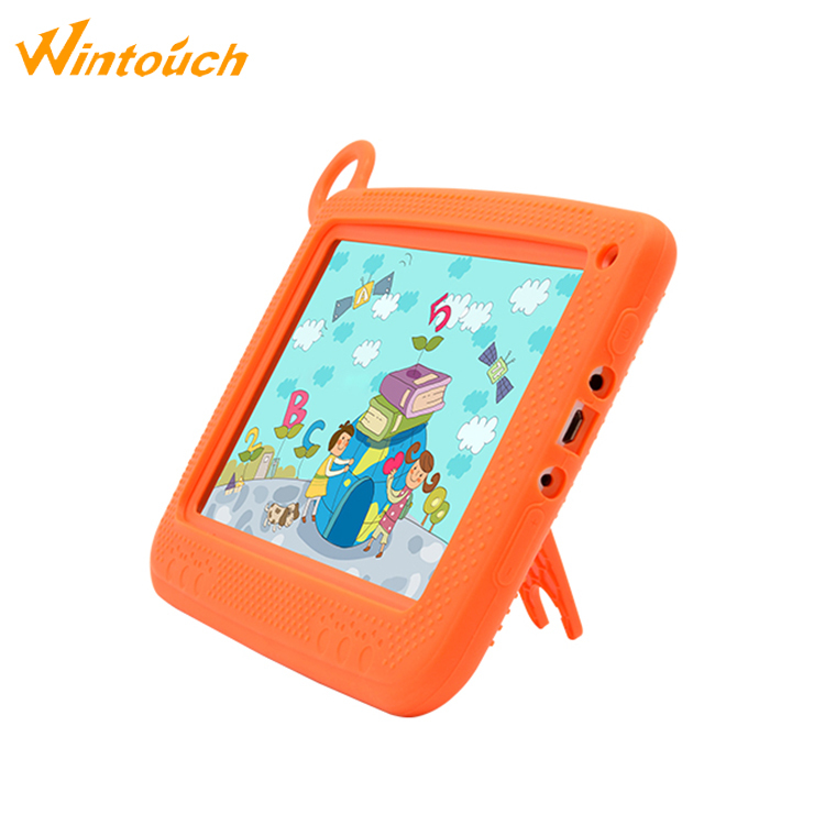 Más barato android 4,4 tableta para niños de 8 GB rom ips 1024*600 con cámara