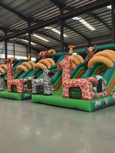 Động vật thế giới Chủ Đề Khỉ ngựa vằn hươu cao cổ <span class=keywords><strong>Inflatable</strong></span> leo núi đá đôi trượt <span class=keywords><strong>Inflatable</strong></span> Trampoline <span class=keywords><strong>Inflatable</strong></span> <span class=keywords><strong>Bouncer</strong></span> - Product Image 4