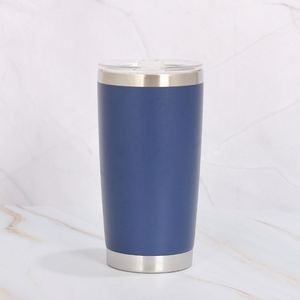 Multi Color Cup Mug Set 20Oz Pink Black <b>Hot</b> Pink Purple Red Yellow Green Turquoise White Stainless Steel ASM25 - Product Image 1