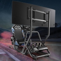 Simulateur de course robuste en acier LRS09-BS03, ensemble complet avec siège F1 réglable