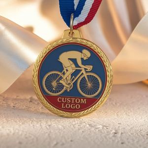 Médaille de récompense sportive personnalisée bon marché Médaille Souvenir de course de vélo d'équilibre de vélo de <span class=keywords><strong>montagne</strong></span> - Product Image 2