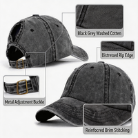 Casquette de baseball unie personnalisée de haute qualité avec visière incurvée et ouverture pour queue de cheval pour femme