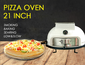 Kimstone nuovo Design Parrilla Kamado da tavolo struttura in mattoni ceramica legno forno per Pizza - Product Image 6