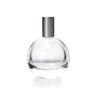 Capuchon en forme de galet Luxe en stock Flacon de parfum en verre irrégulier de 30ml en forme de goutte
