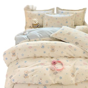 <b>Cute</b> Cartoon Pure Cotton Duvet Cover Set 60s 133*76 Breathable For Children's Bedding - Product Image 5