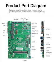 Placa Base Portátil para PC Industrial Mini NUC Barebone de 10.ª Generación J6412, 190*125 mm, Skylake Mini DP, 1 HDMI, Tipo C 3.0, DDR4