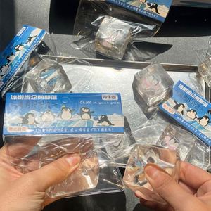 ของเล่นบีบคลายเครียดขนาด 40 มม. ขายส่ง ของเล่นบีบ Taba Squishy ของเล่นบีบ TPR รูปเพนกวิน ของเล่นคลายเครียดตลกๆ - Product Image 3
